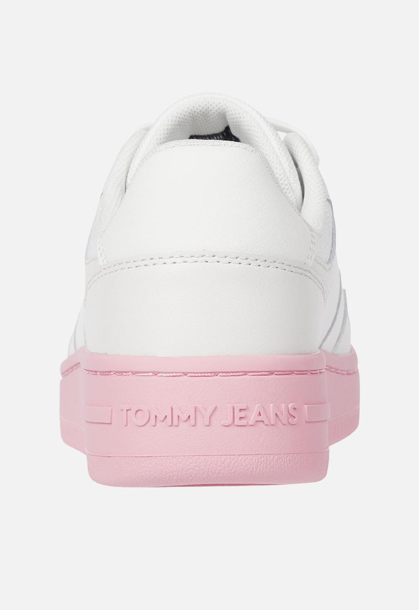 Tommy Hilfiger - TJW retro basket ess - ecru/pink alert
