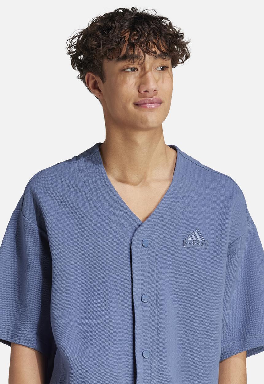 adidas Performance - Lng cover top  - mid blue