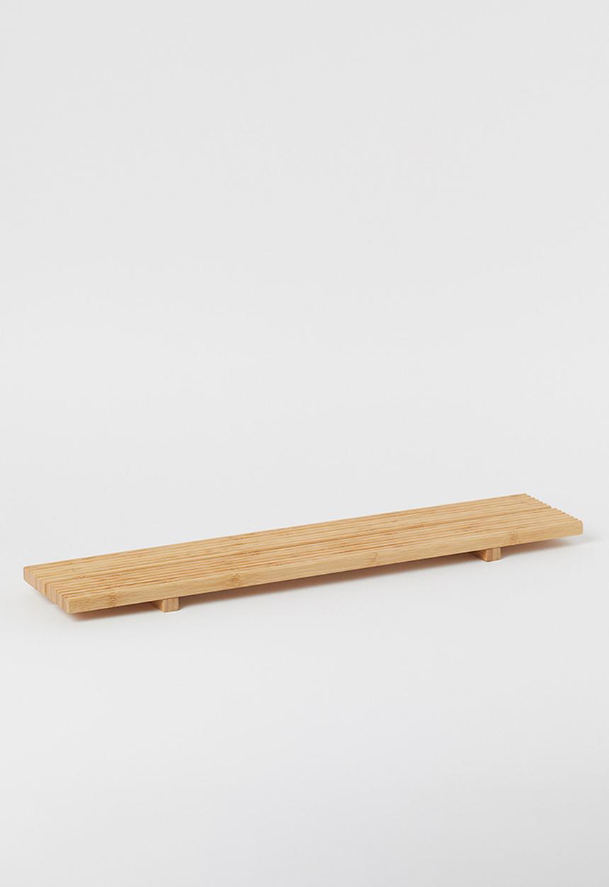 H&M - Bamboo bath rack - light beige