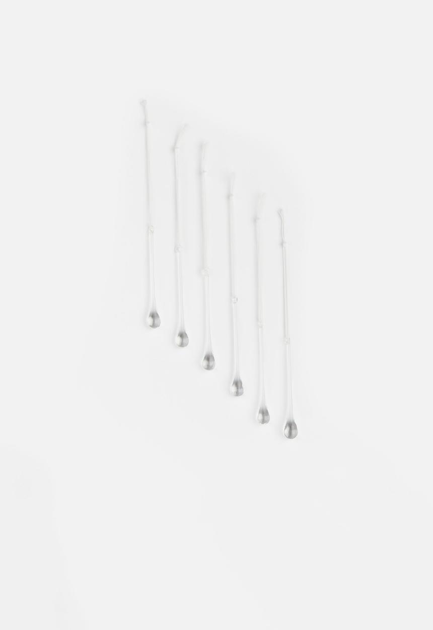 H&M - 6-pack glass easter decorations - transparent