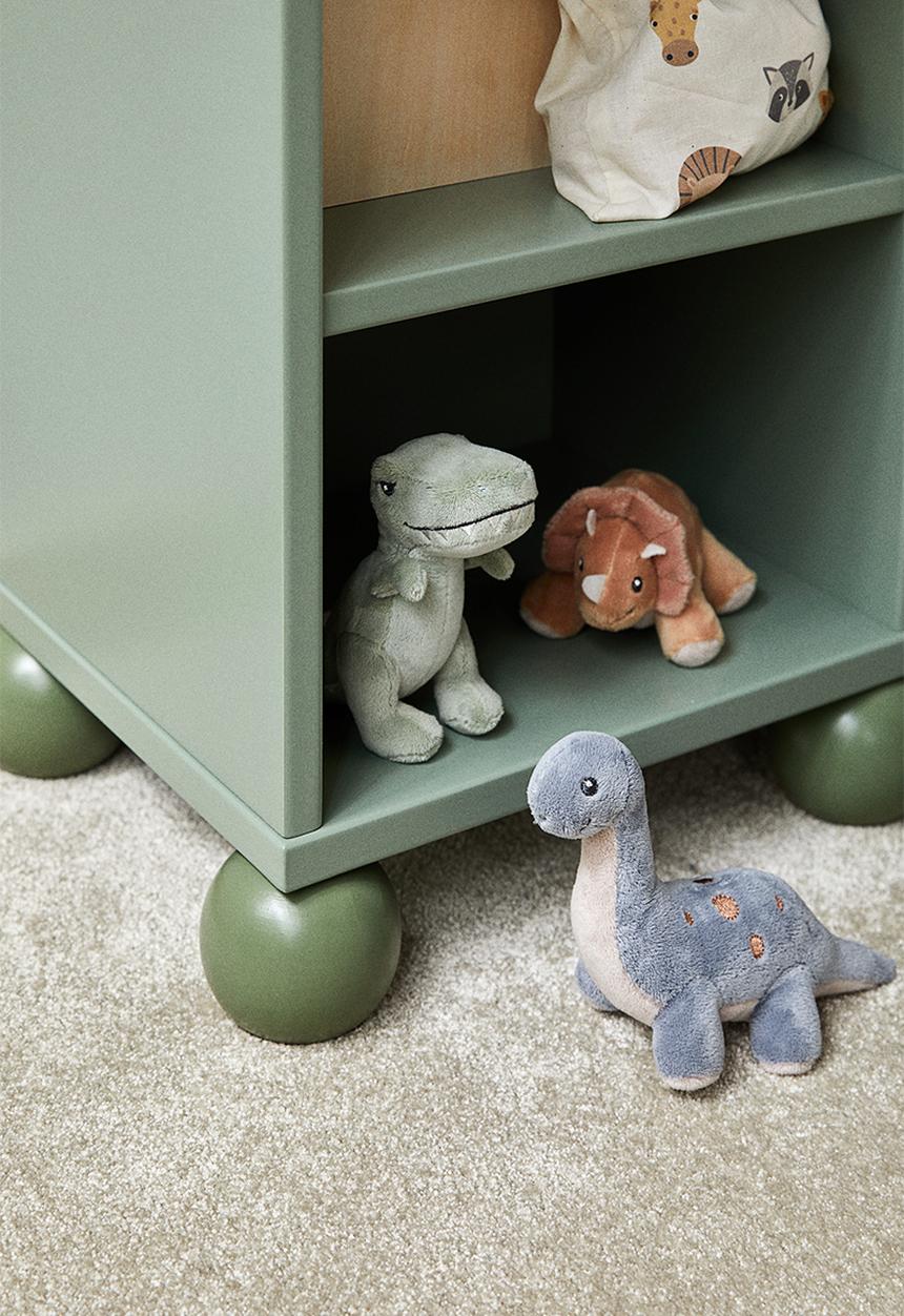 H&M - 3 pack soft toys - light green dinosaurs 