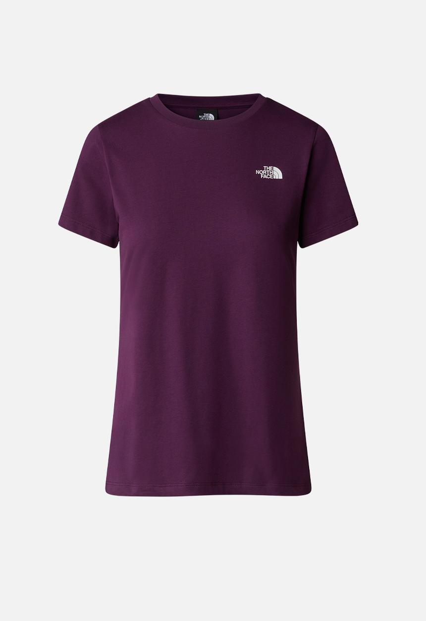 The North Face - W Short sleeve Simple Dome Tee - Black Currant Purple