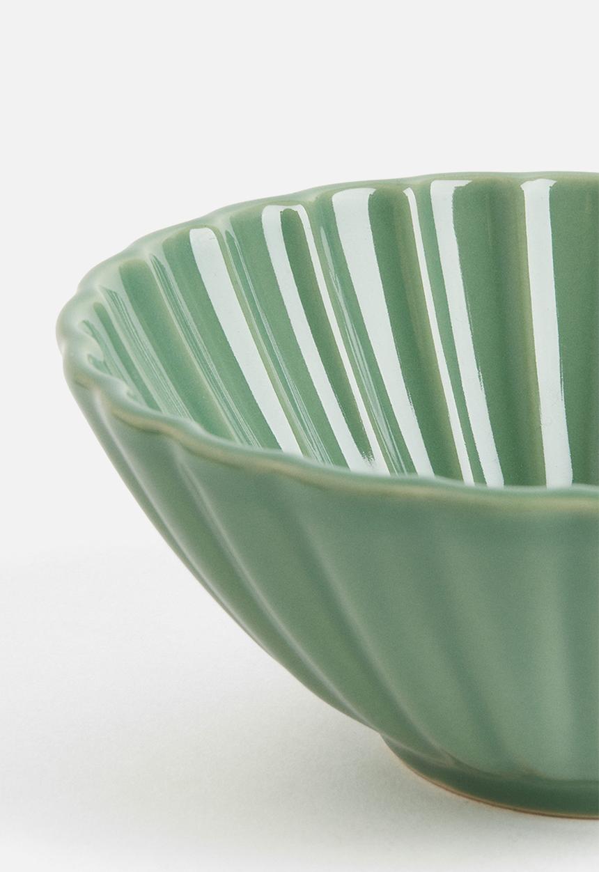 H&M - Stoneware bowl - green