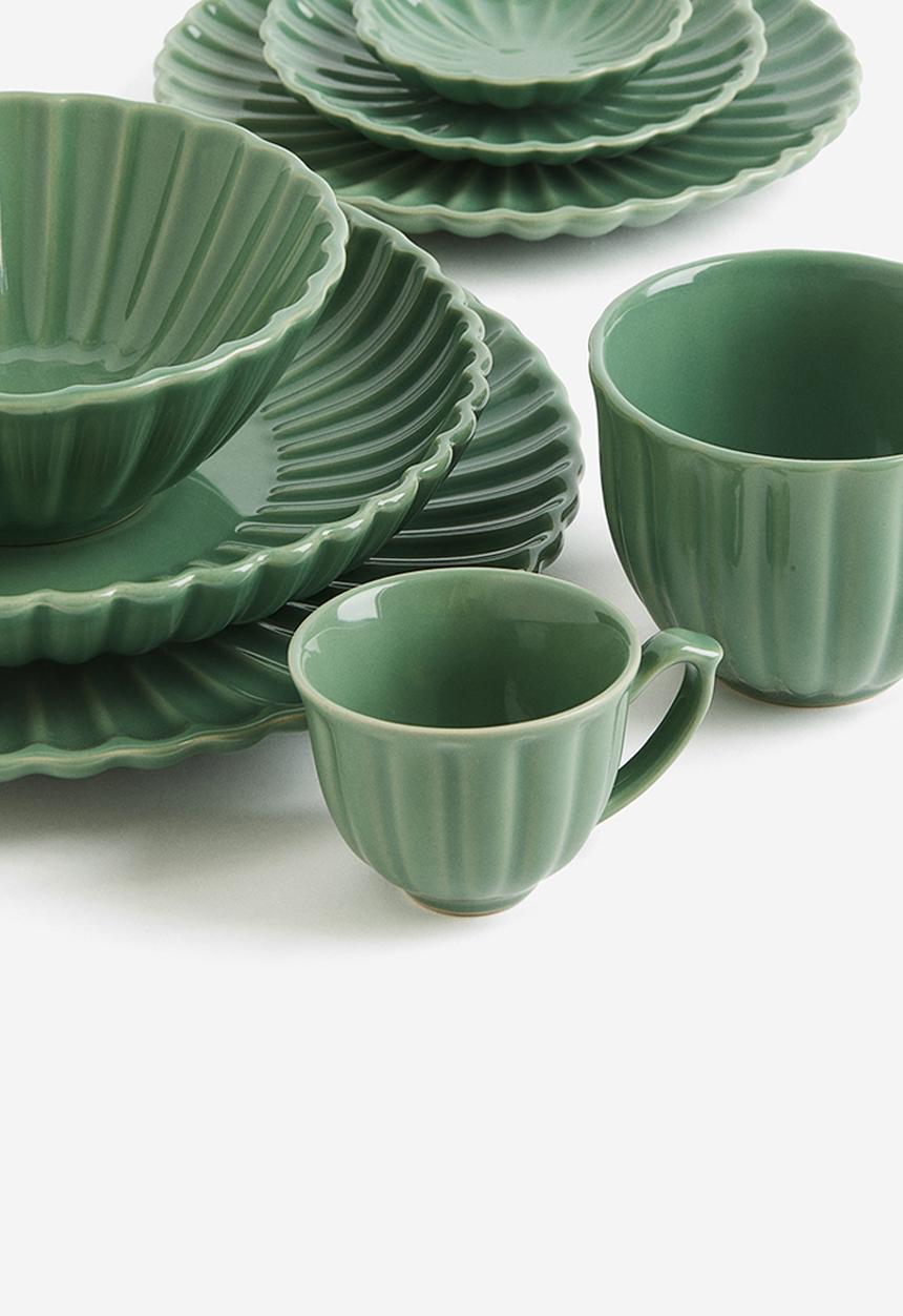 H&M - Stoneware bowl - green