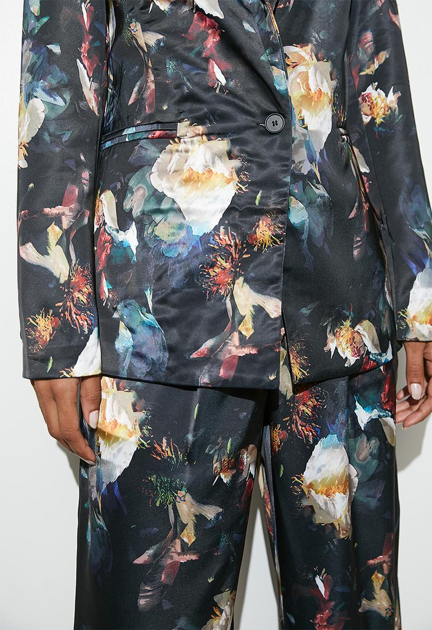 VELVET - Co-ord elegant blazer - gothic floral