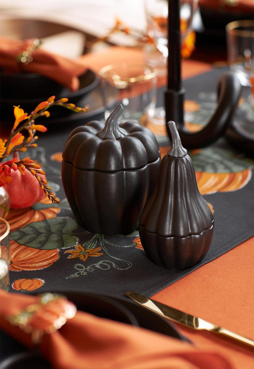 H&M - Stoneware box - black