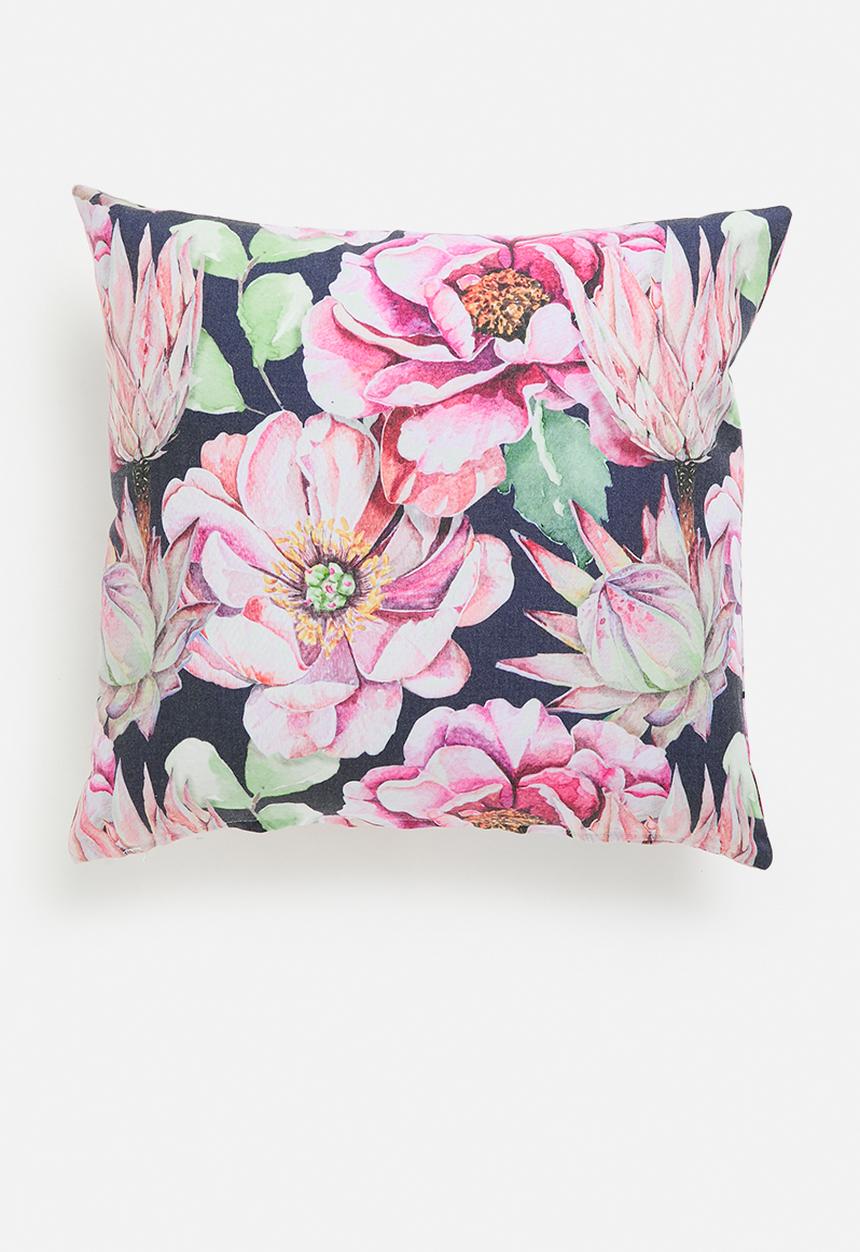 Sixth Floor - Peony printed cushion cover - Multi