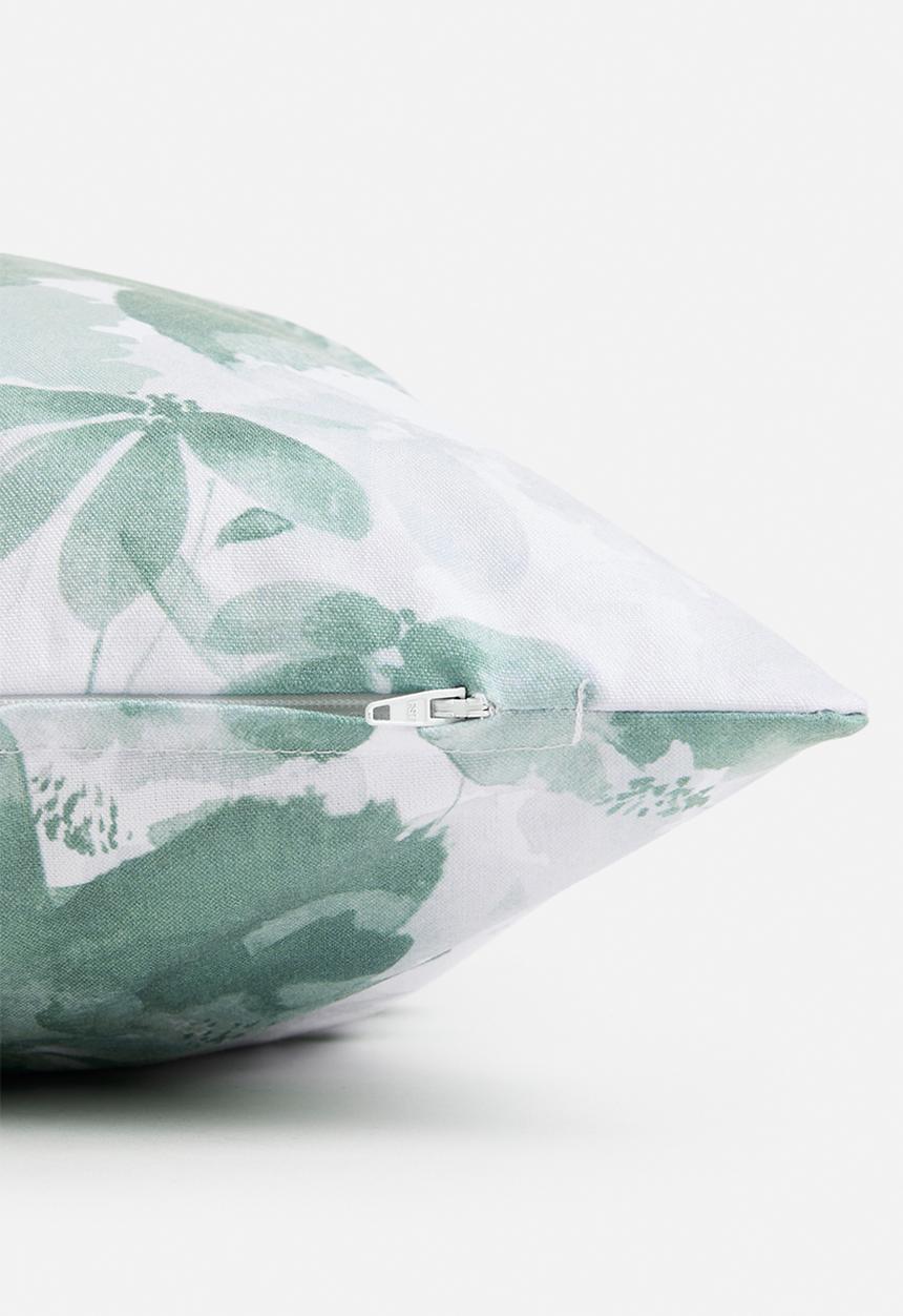 Sixth Floor - Rio printed cushion cover - Blue
