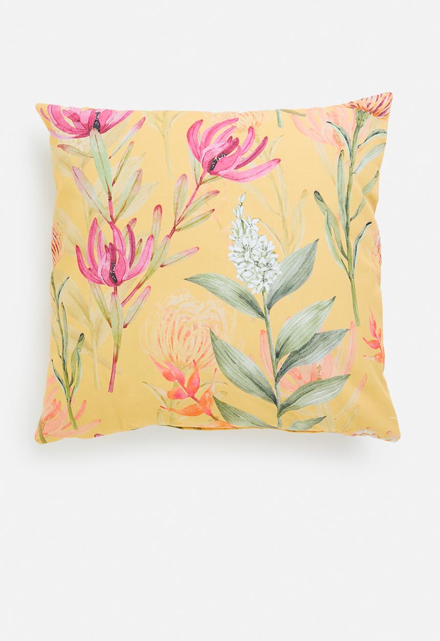 Sixth Floor - Flora printed cushion cover - Multi