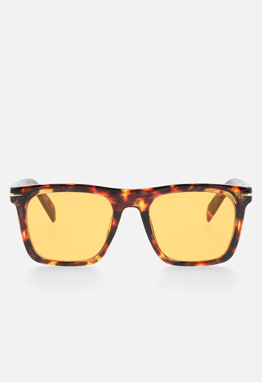 Superbalist - Tristan retro sunglasses - brown & orange