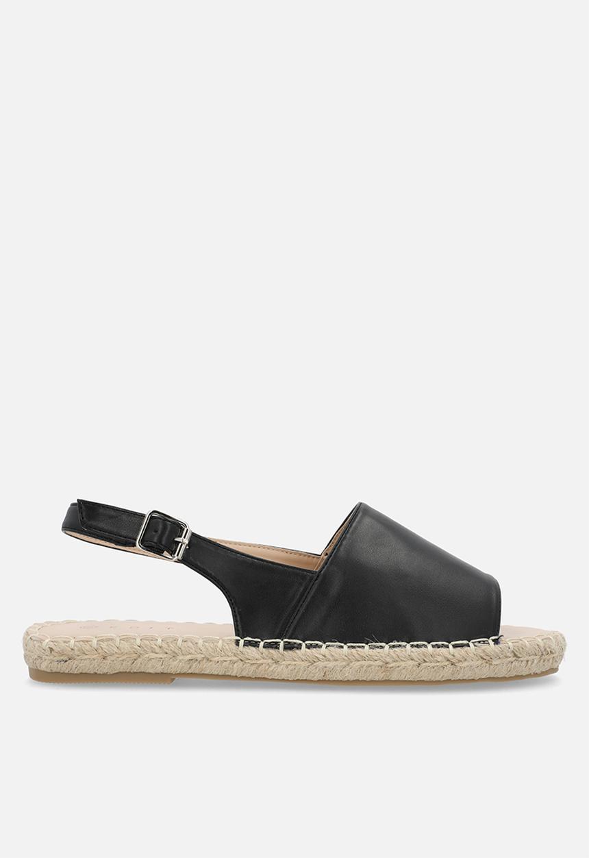 edit - Saskia espadrille - black