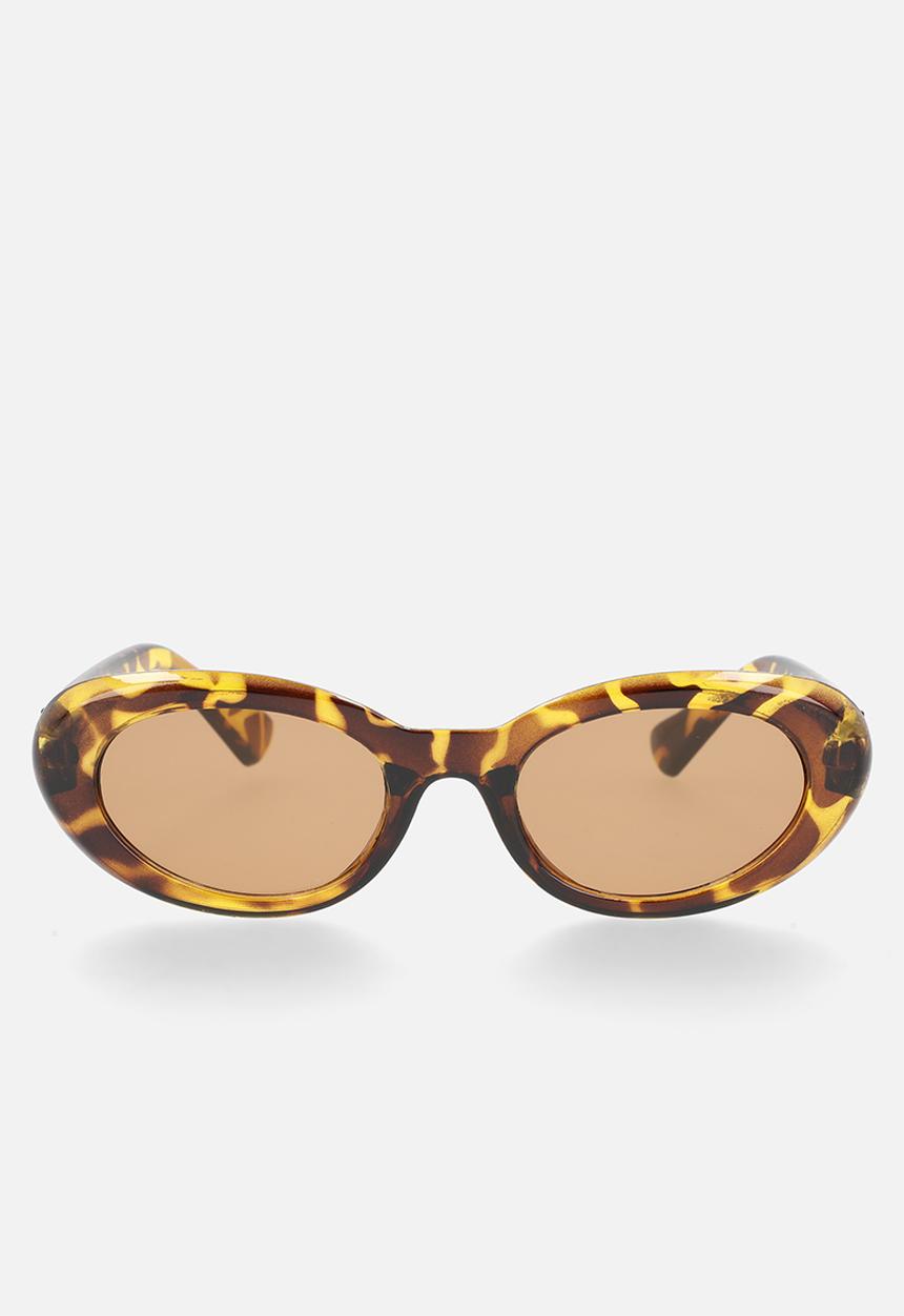 Superbalist - Abongwe oval sunglasses - brown