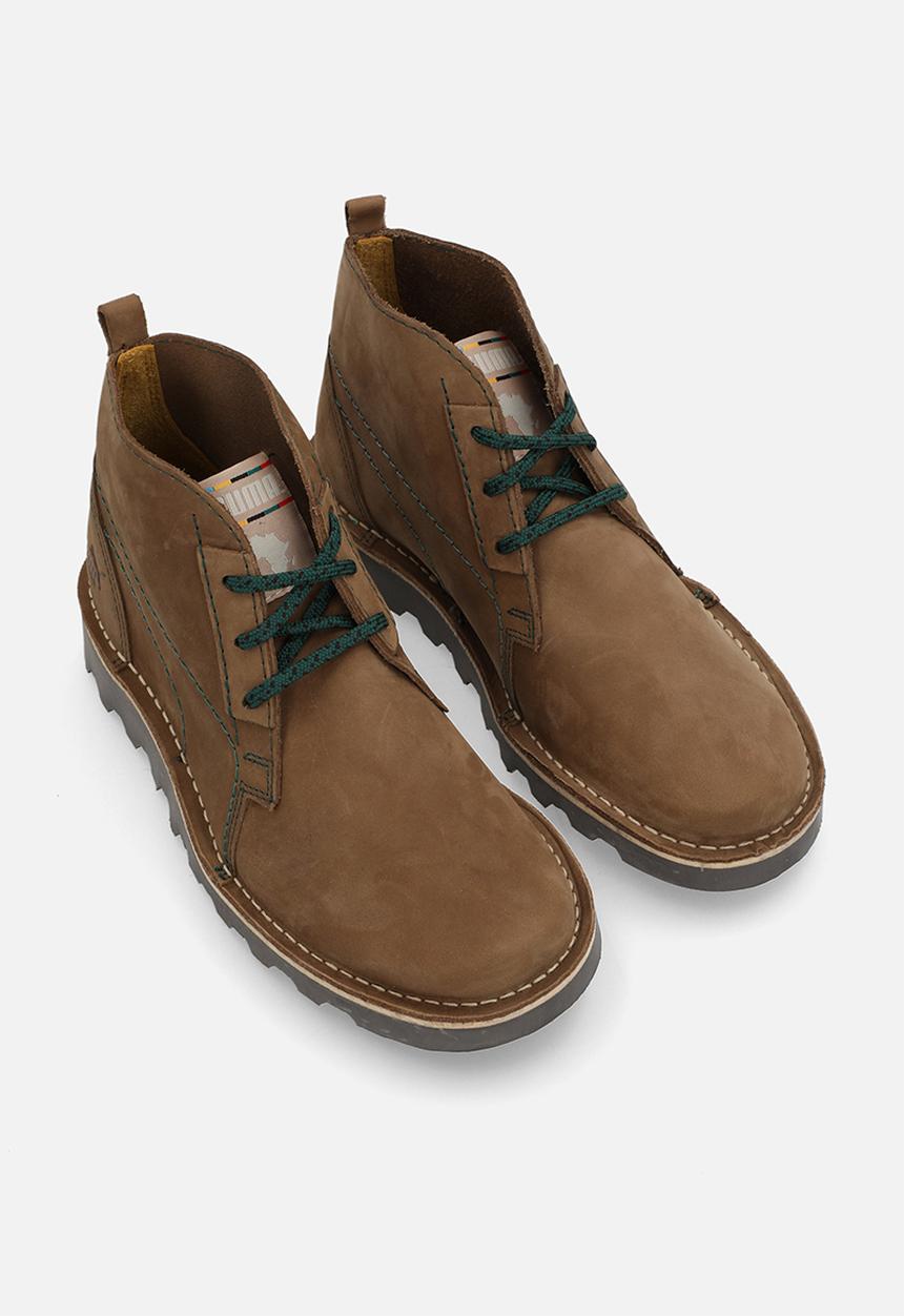 PUMA - Terrae Stacked L WNS ZADP - pecan brown - posy green