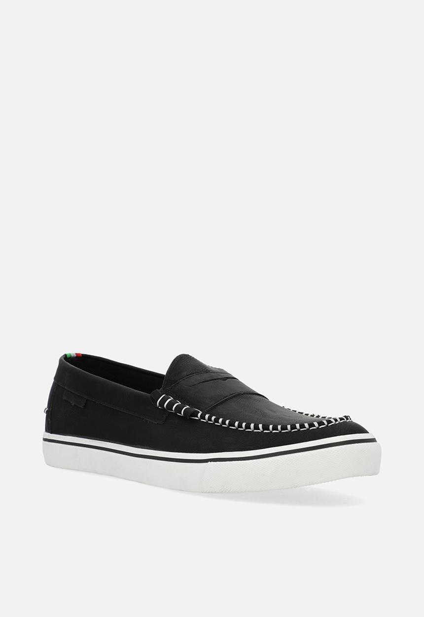 MAZERATA - Vinny 1 faux nubuck - black