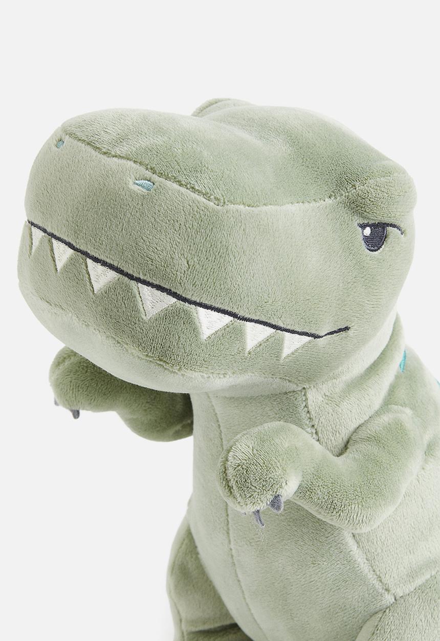 H&M - Dinosaur soft toy - green tyrannosaurus rex