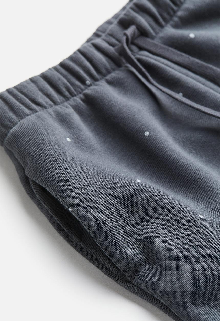 H&M - Joggers - dark grey/spotted 