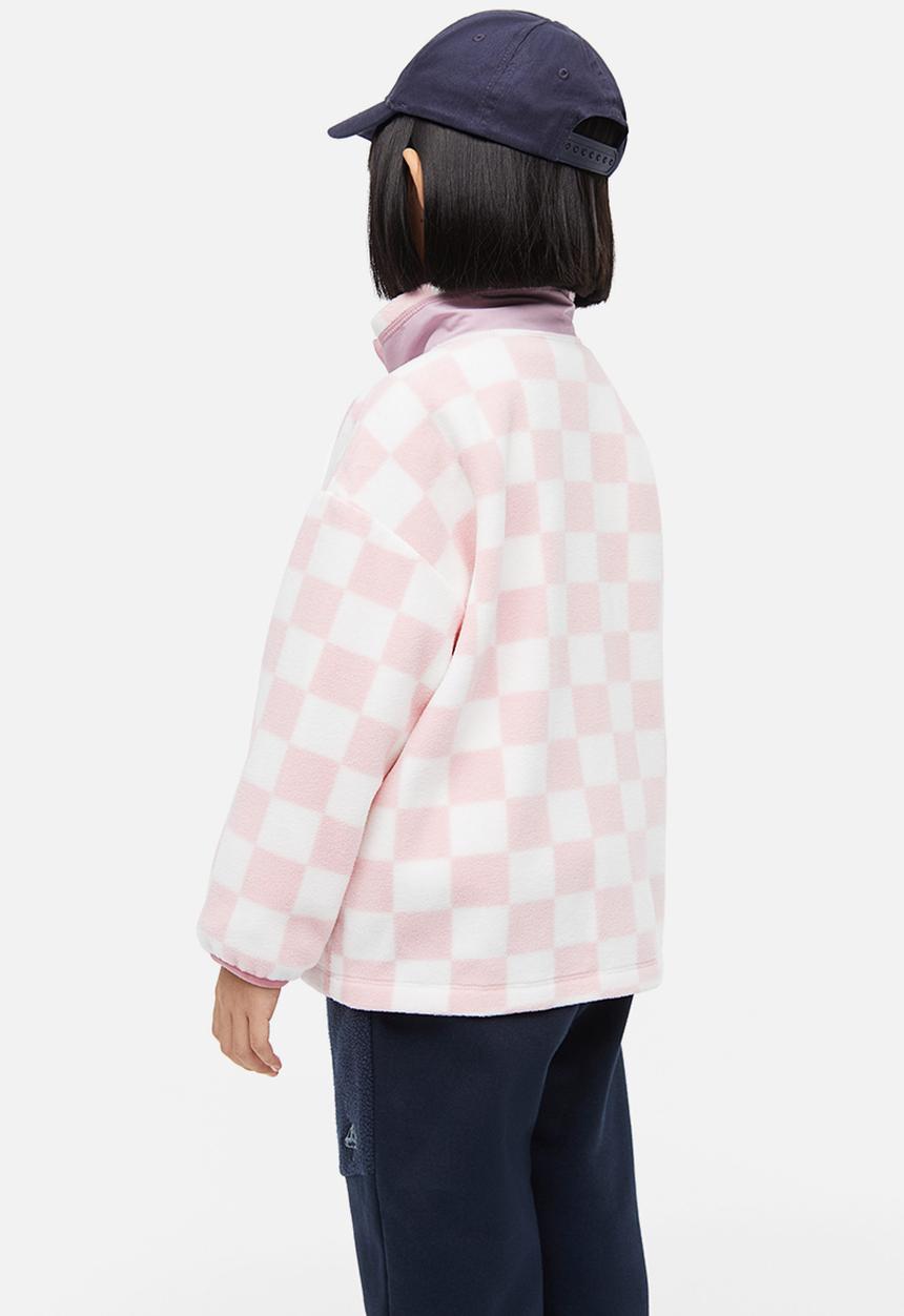 H&M - Patterned fleece jacket - pink,multi