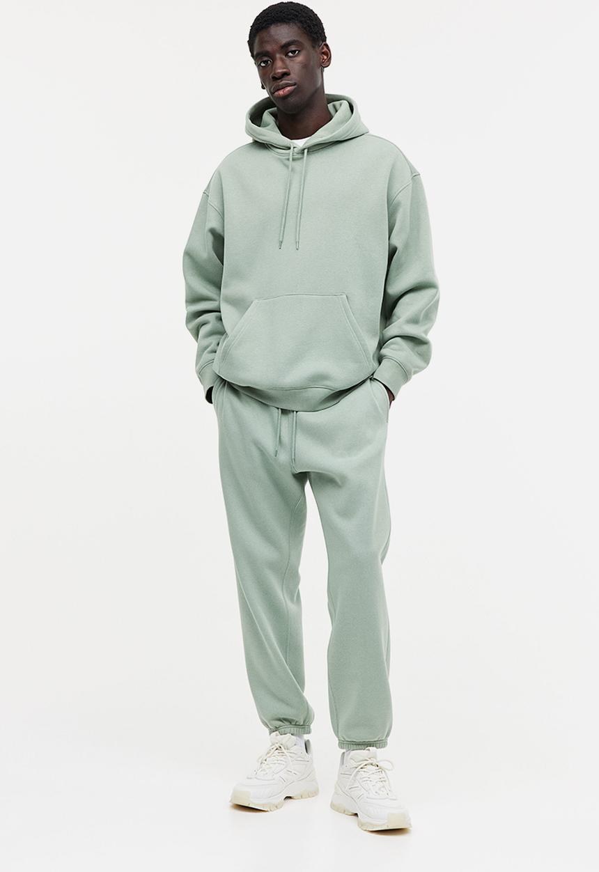 H&M - Loose fit hoodie - light khaki green