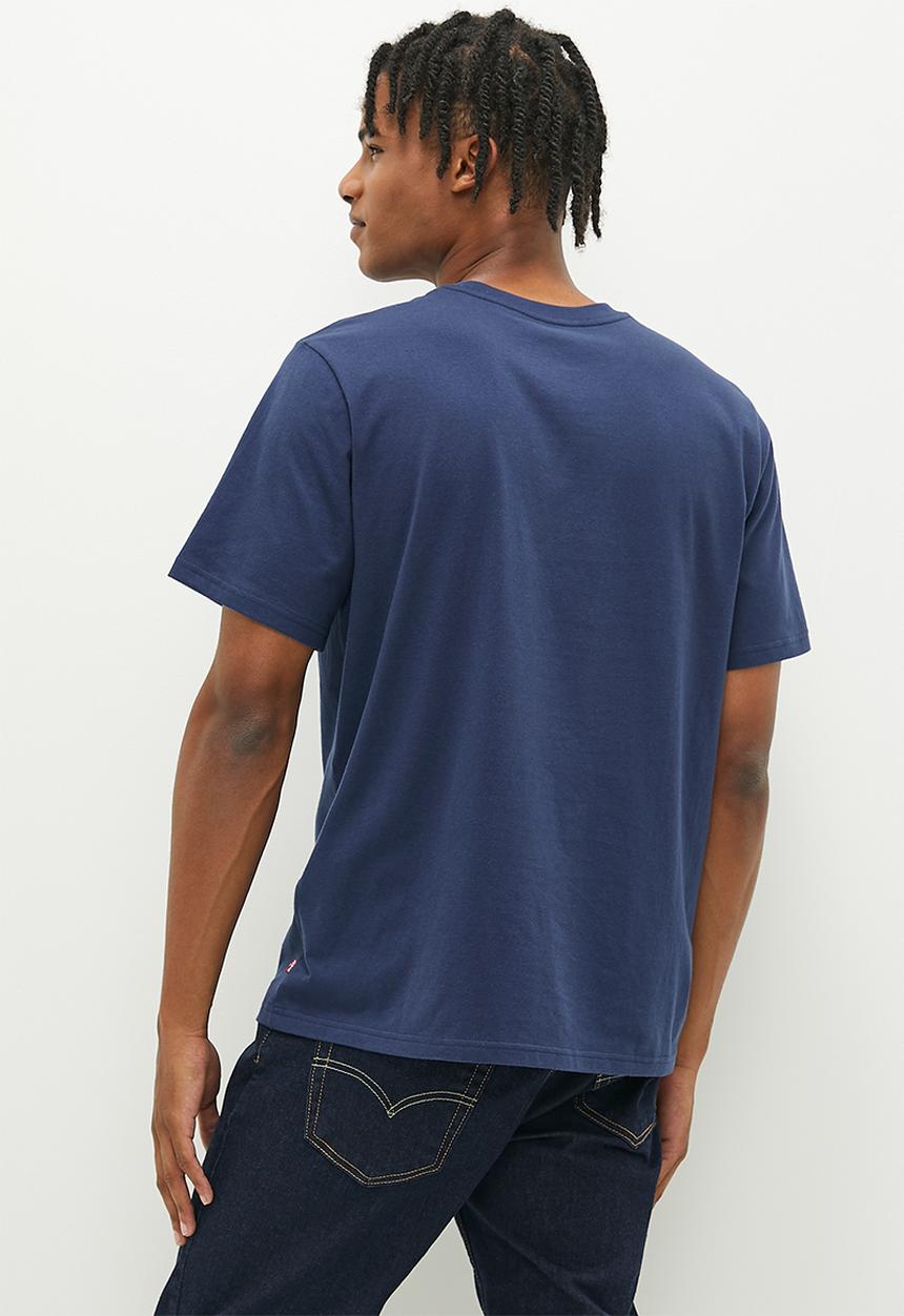 Levi’s® - Short sleeve relaxed fit tee - drop shadow headline logo naval academy