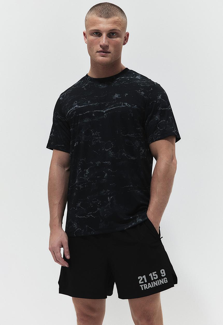 H&M - Drymove™ sports top - black marble