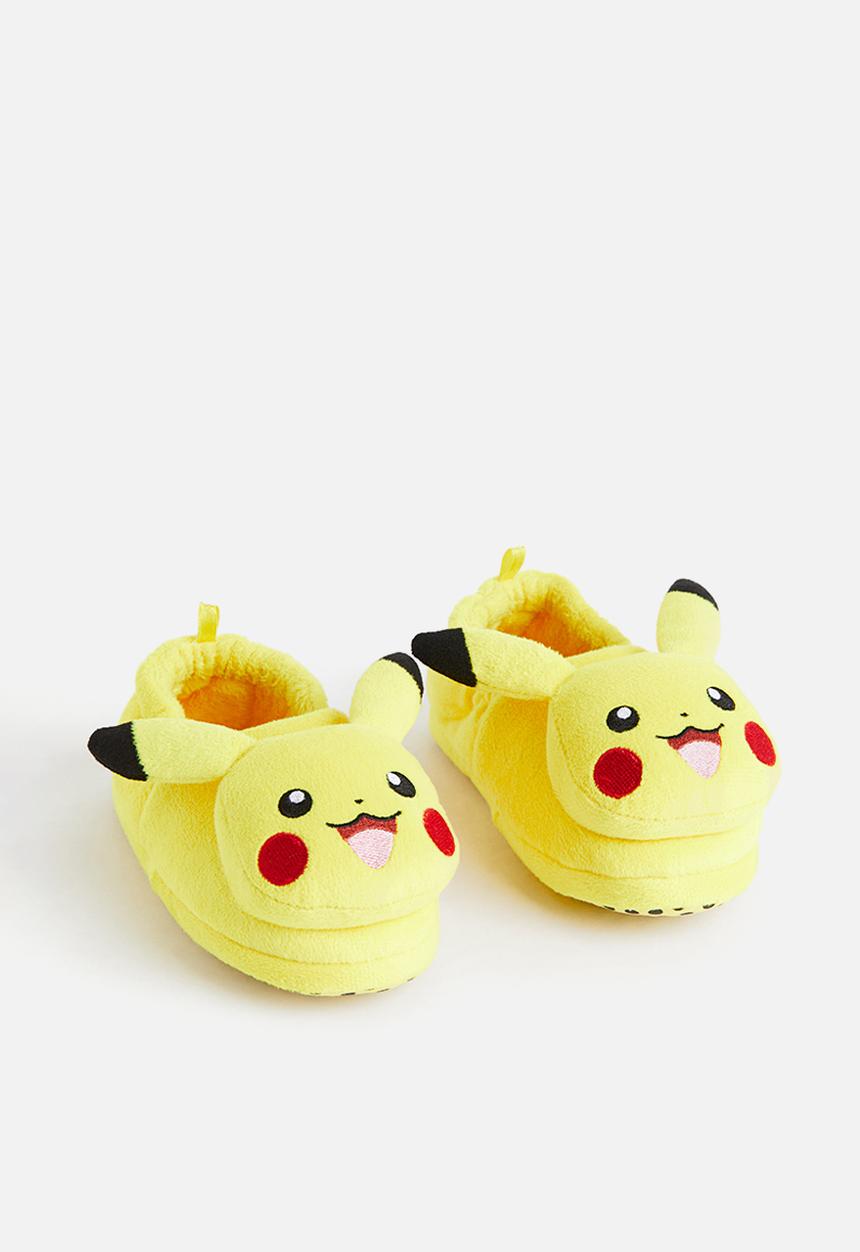 H&M - Soft slippers - yellow & pokémon
