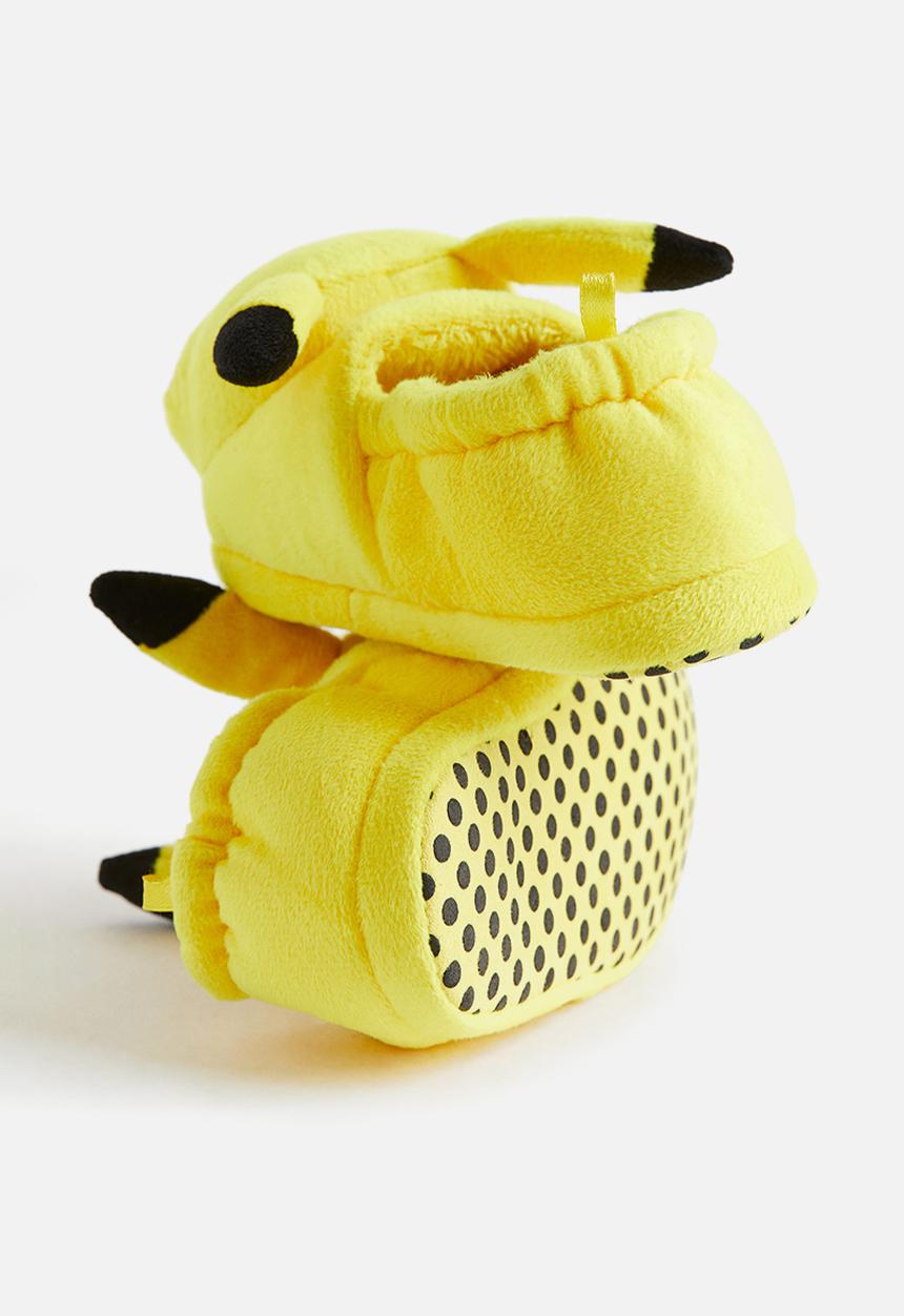H&M - Soft slippers - yellow & pokémon