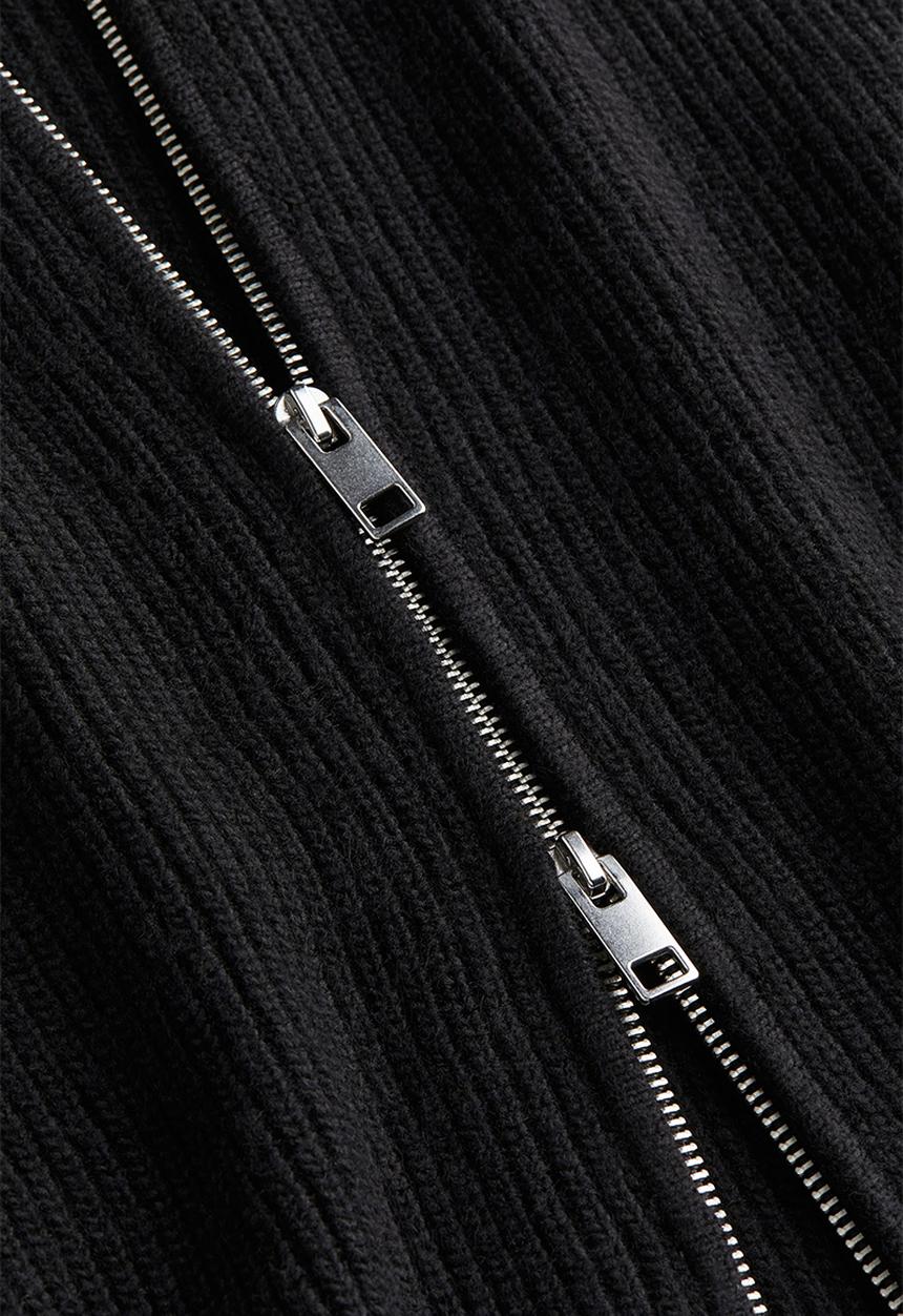 H&M - Regular fit cable-knit cardigan - black