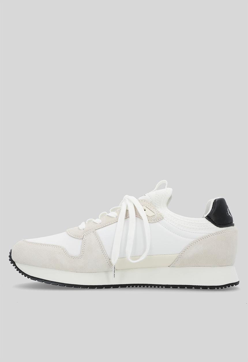 Calvin Klein - Retro runner sock laceup ny-lth - Bright White/Black