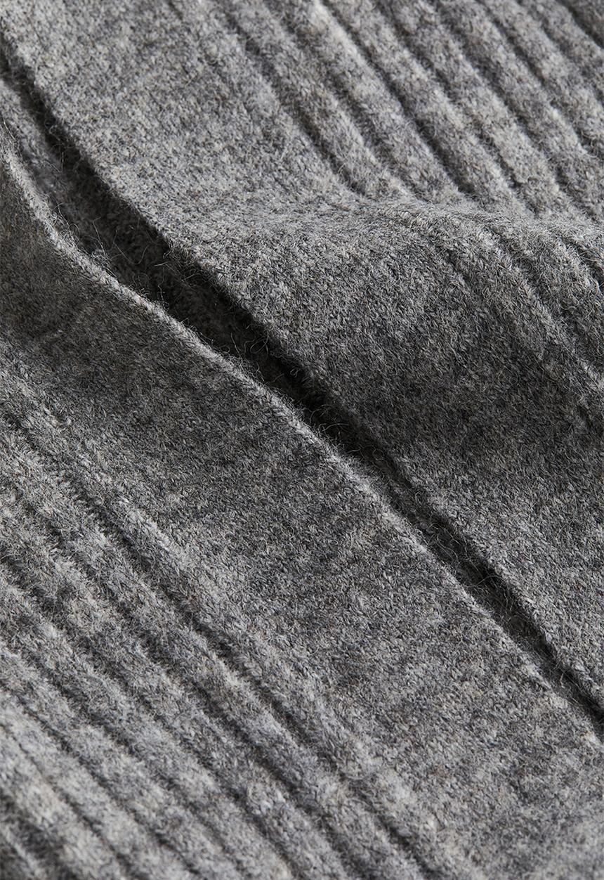 H&M - Long cardigan - grey marl 