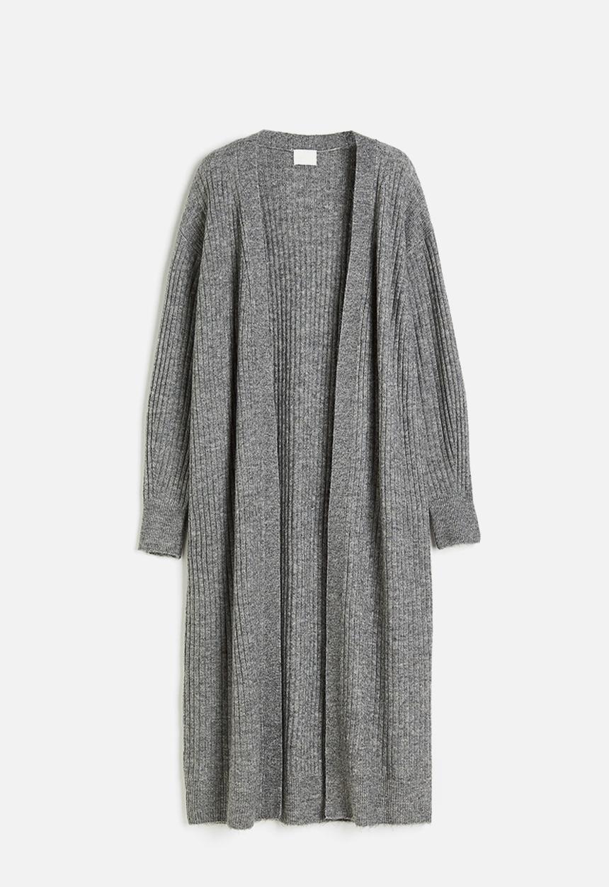H&M - Long cardigan - grey marl 