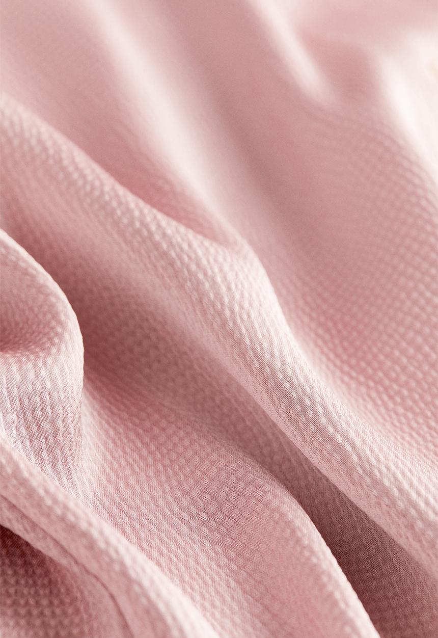 H&M - Pointed-collar shirt - powder pink