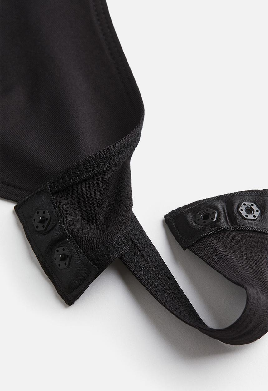 H&M - Jersey thong body - black