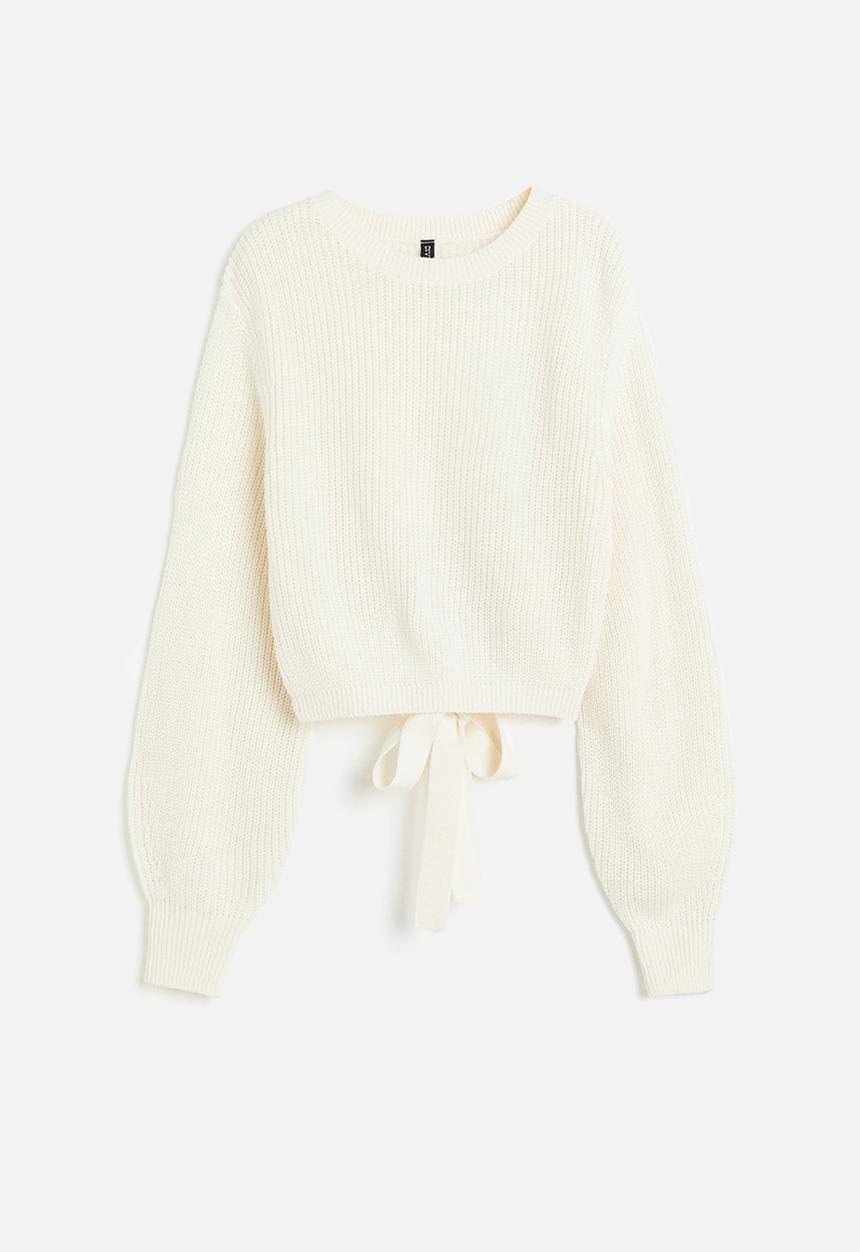 H&M - Open-back jumper - cream