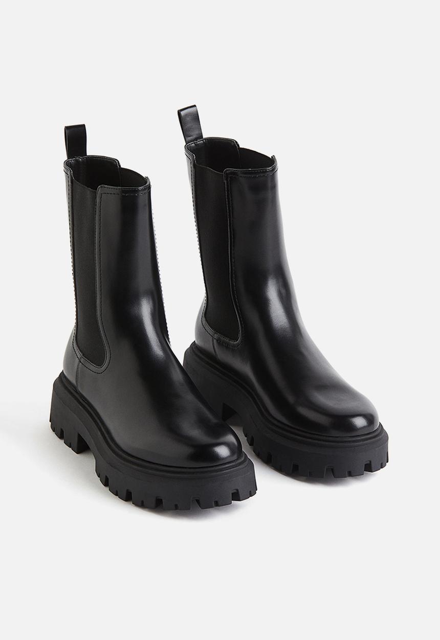 H&M - Chunky chelsea boots - black