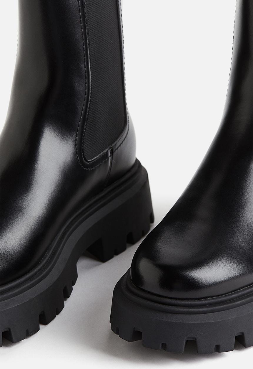 H&M - Chunky chelsea boots - black