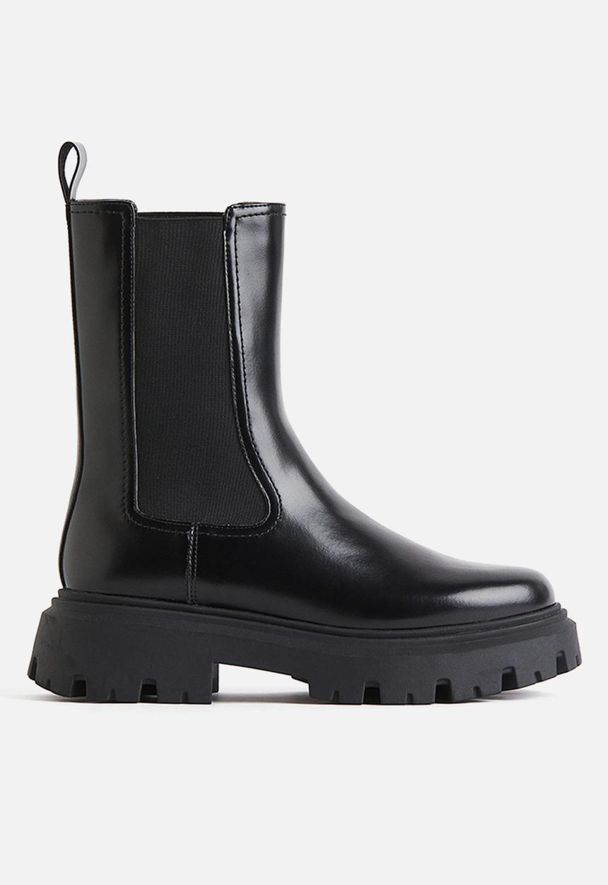 H&M - Chunky chelsea boots - black