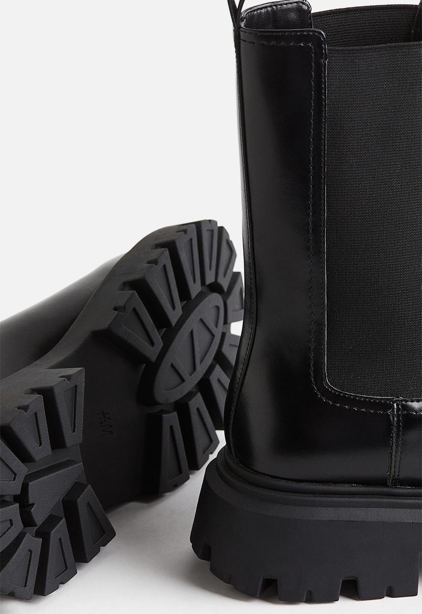 H&M - Chunky chelsea boots - black