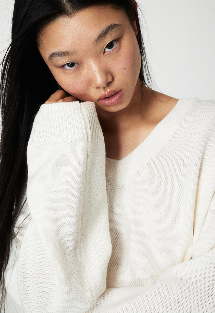 H&M - V-neck jumper - cream