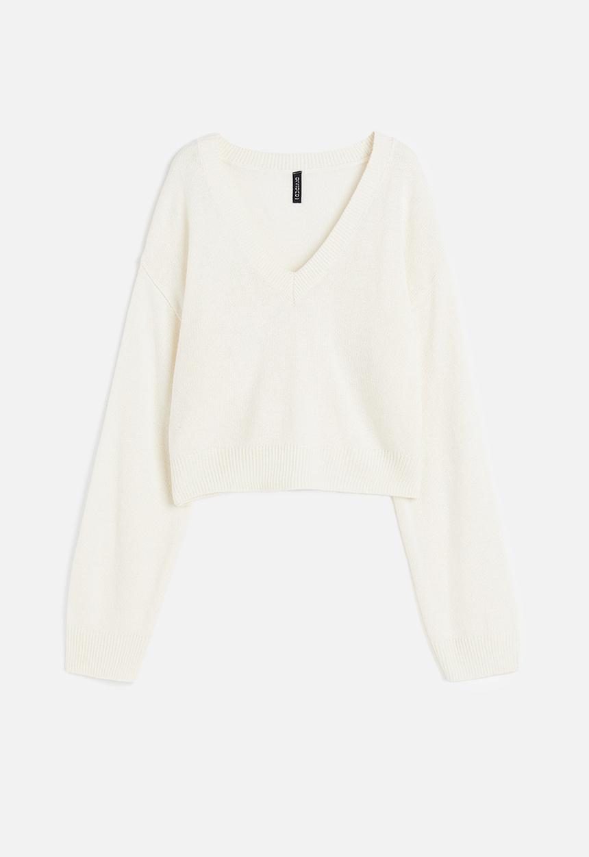 H&M - V-neck jumper - cream