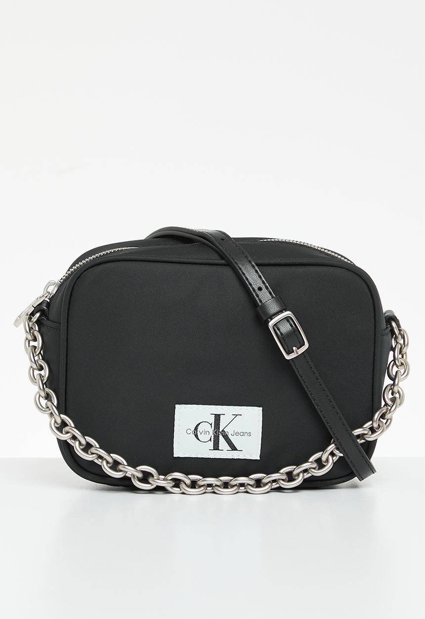 Calvin Klein - Nylon chain camera bag18 - black