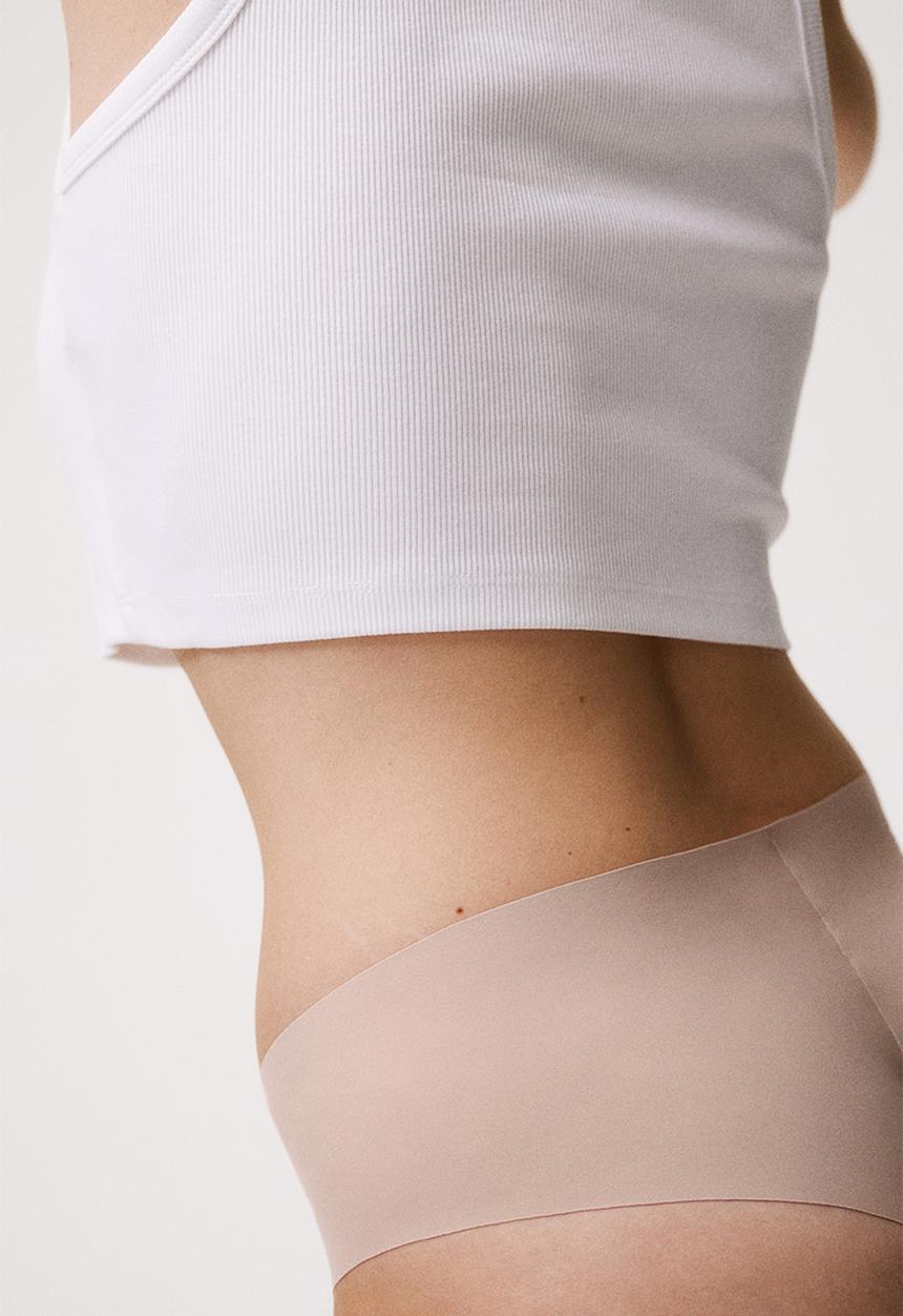 H&M - 3-pack invisible hipster briefs - powder pink/light pink