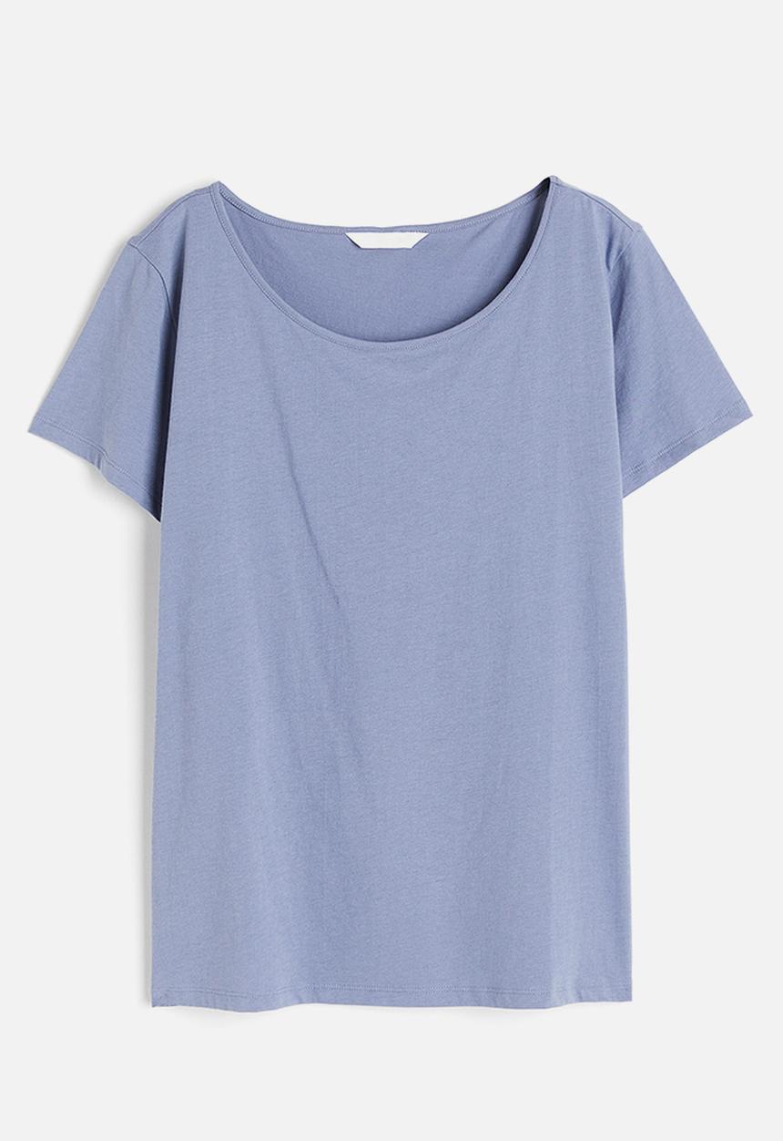 H&M - Cotton t-shirt - dusty blue