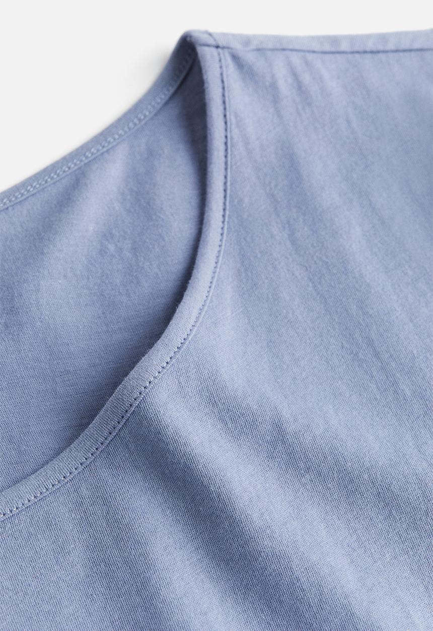 H&M - Cotton t-shirt - dusty blue