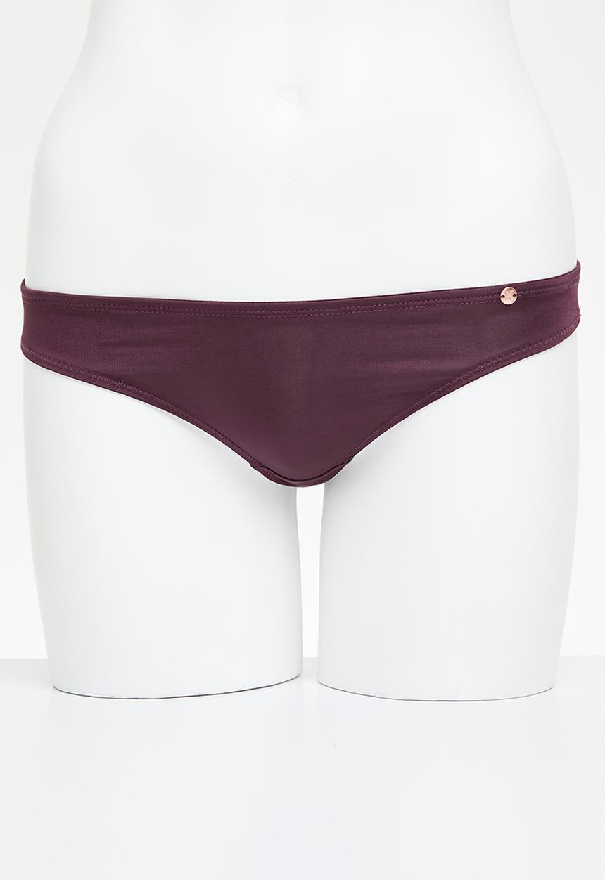 KANGOL - 3 pack thongs - stone navy/chai mocca/grape