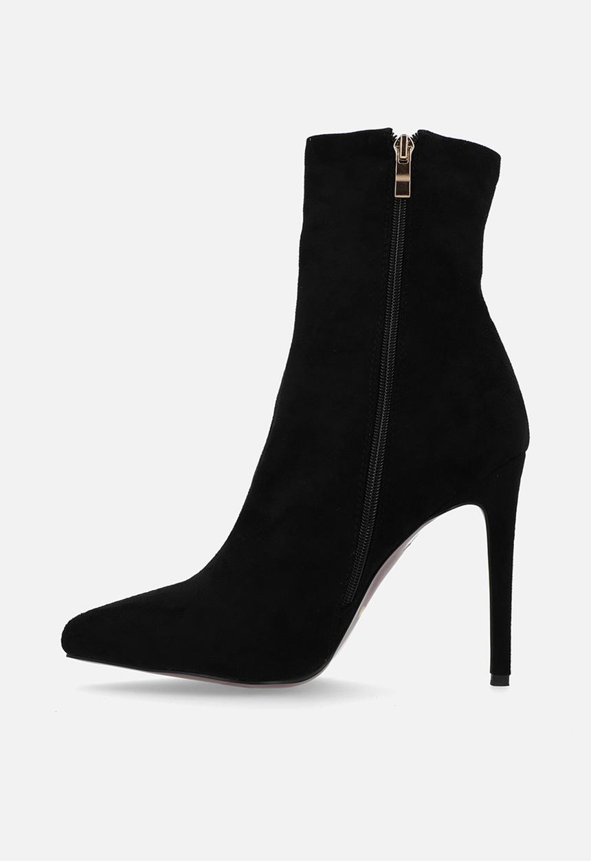 Plum - Angel ankle boot - black