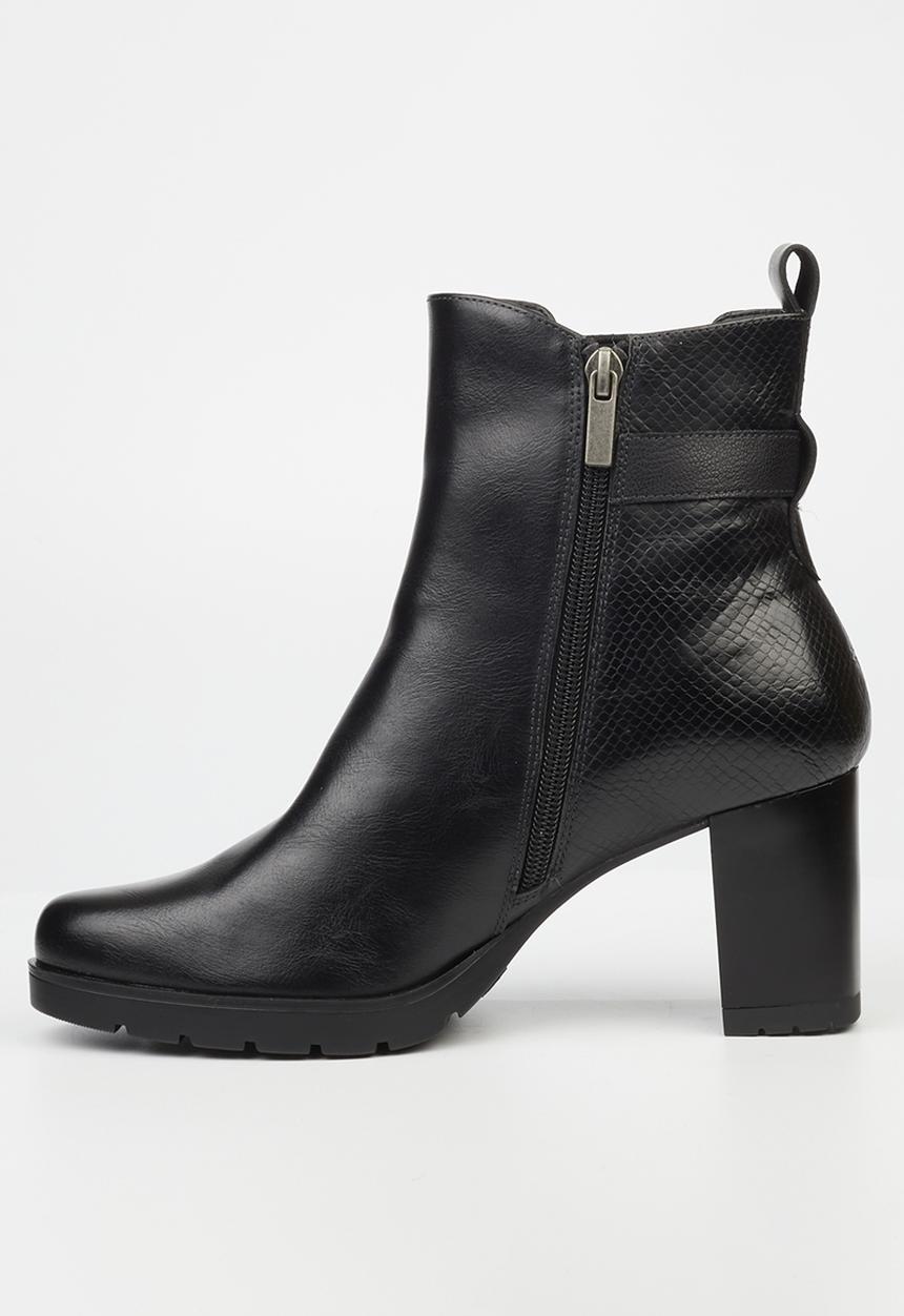 Butterfly Feet - Kylin 1 block heel boot - black