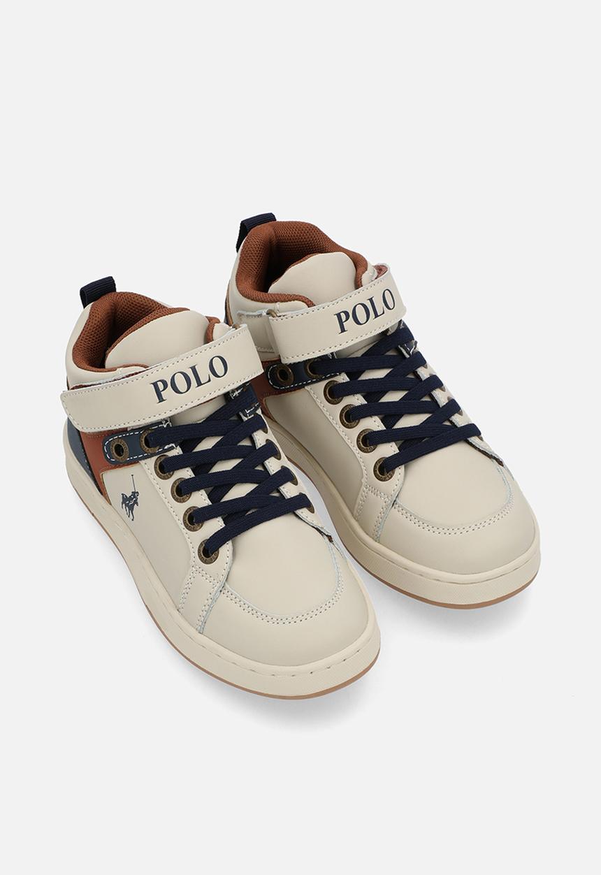 POLO - Velcro high top sneaker - neutral