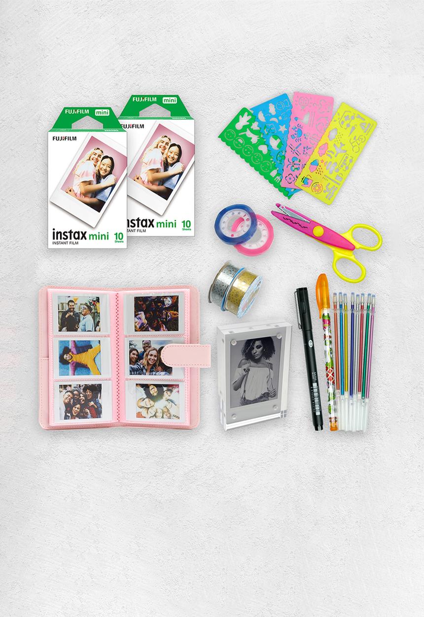 Fujifilm - Instax mini 12 Festive Kit - Blossom Pink