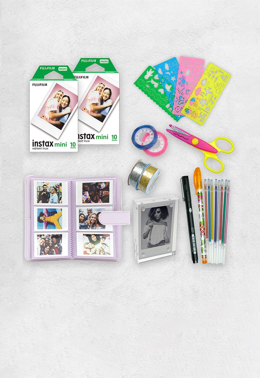 Fujifilm - Instax mini 12 Festive Kit - Lilac Purple