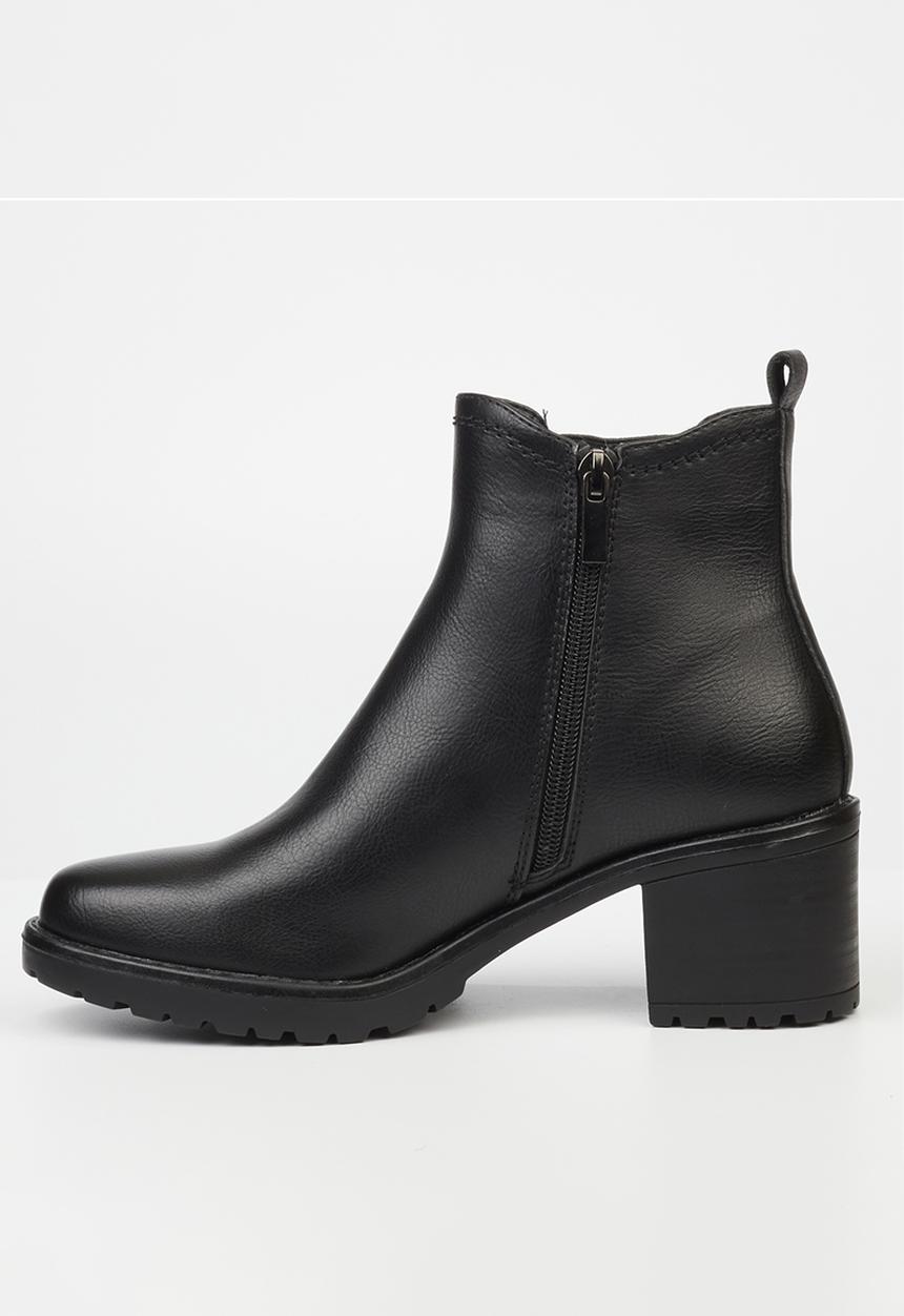 Butterfly Feet - Noxer 1 block heel chelsea boot - black